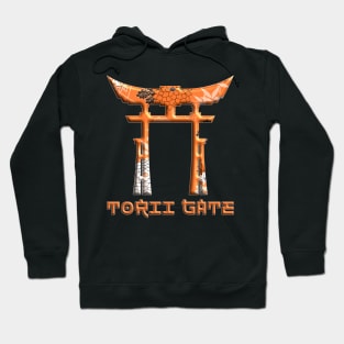 Torii Gate Rising Sun Japanese Gate 46 Hoodie